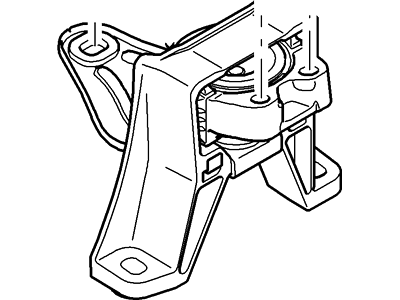 Ford 9T1Z-6038-A Engine Front Support Bracket