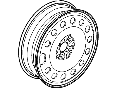 2002 Ford Thunderbird Spare Wheel - 1W4Z-1007-BA
