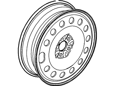 2002 Lincoln LS Spare Wheel - 1W4Z-1007-BA