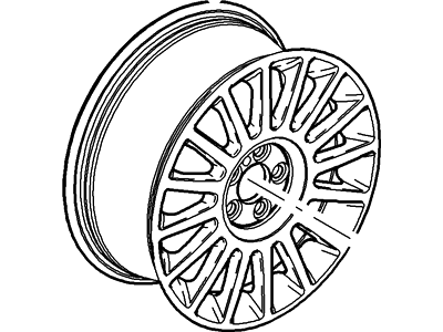 Ford 4W6Z-1007-CA Wheel Assembly