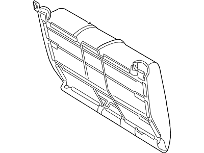 Ford F4ZZ-76613A38-A Frame And Spring - Rear Seat Back