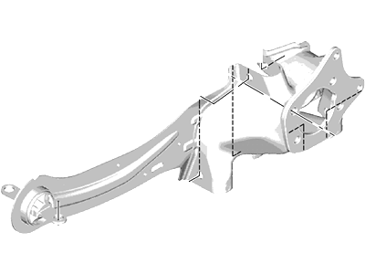 Ford BV6Z-5A968-A Knuckle And Hub Assembly