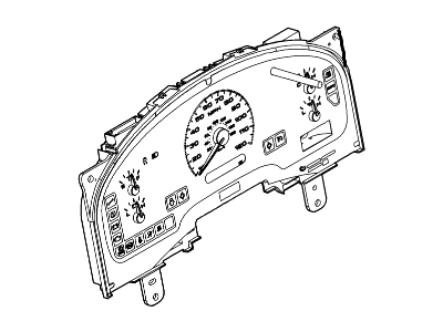 Ford 7L3Z-10849-HA Instrument Cluster