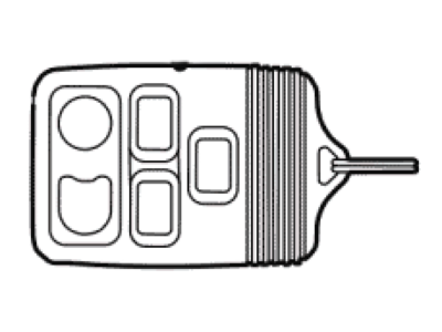 Mercury Car Key - 4F2Z-15K601-AA
