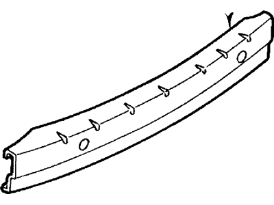 1994 Mercury Villager Bumper - F3XY-17906-A