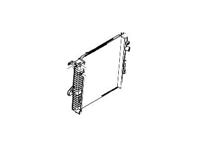 2007 Ford Ranger Radiator - 6L5Z-8005-BA