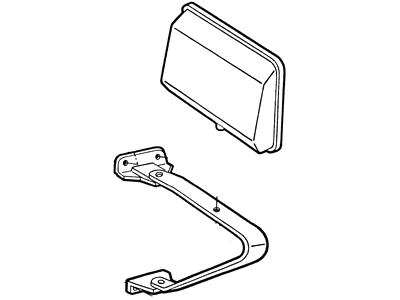 Ford Bronco Car Mirror - F2TZ-17682-B