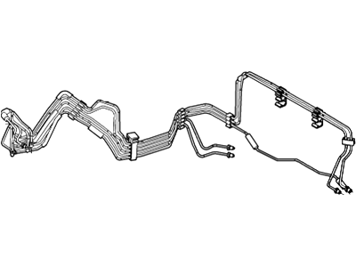 Lincoln Zephyr Brake Line - 6E5Z-2C360-D