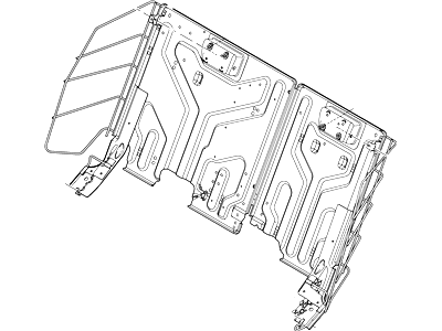 Ford DG1Z-96613A38-R Frame - Rear Seat Back Retaining