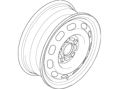 2010 Ford Transit Connect Spare Wheel - 2T1Z-1007-B