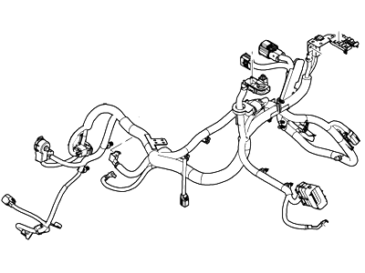 Ford Taurus Battery Cable - DA8Z-14300-C