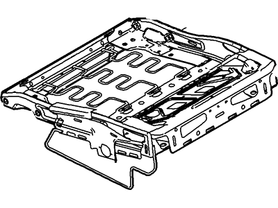 Ford 6L2Z-7863100-AA Frame And Spring - Front Seat Cushion