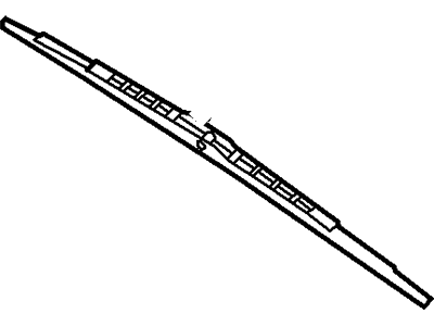 Ford 1S7Z-17528-BA Wiper Blade Assembly