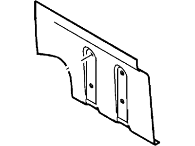 YC2Z-9A032-AA Ford Heat Shield Illustration 1 of 1