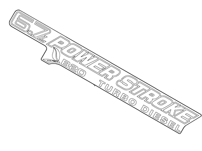 Ford FC3Z-2520000-A Decal - Stripe