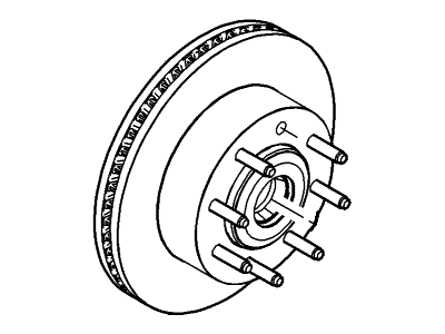 2008 Ford F-250 Super Duty Wheel Hub - 7C3Z-1102-A