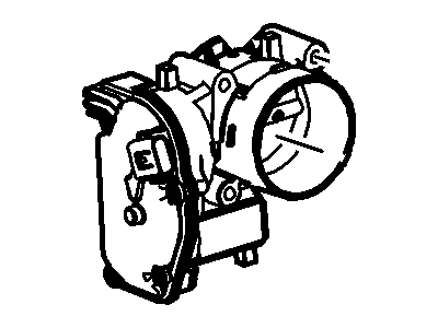 Ford DS7Z-9E926-A Throttle Body And Motor Assembly