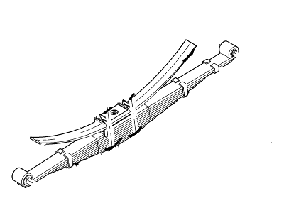 2010 Ford F-450 Super Duty Leaf Spring - 7C3Z-5560-J