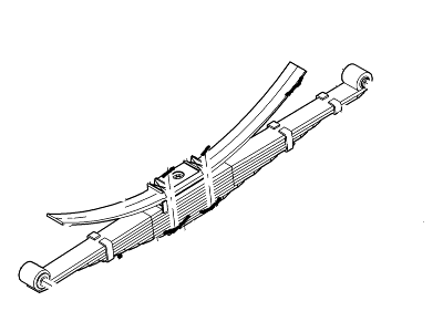 2013 Ford F-550 Super Duty Leaf Spring - 9C3Z-5560-ED