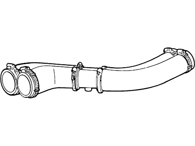 2002 Ford F53 Air Intake Coupling - F7UZ-9B659-AA