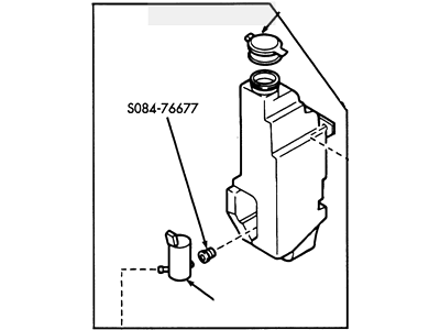 Mercury Tracer Washer Reservoir - 2S4Z-17618-AA