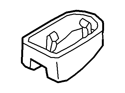 Ford YL8Z-78616B00-AAC Cover - Seat Belt Mounting