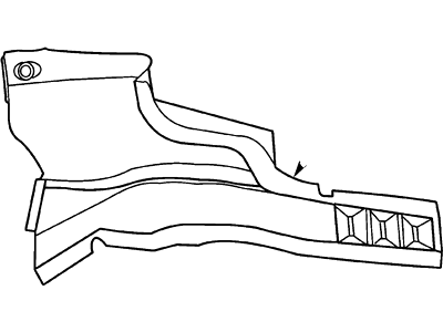 Ford YS4Z-16054-SA Member And Apron - Front Body Side