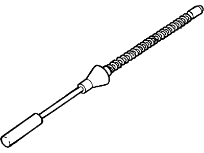 Ford Focus Parking Brake Cable - YS4Z-2A635-AA
