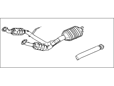 Ford 2L2Z-5F250-AB Catalytic Converter Assembly