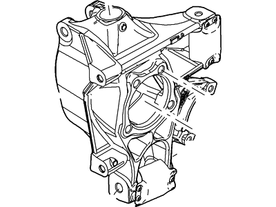 Ford 4G7Z-5A969-LH Knuckle And Hub Assembly