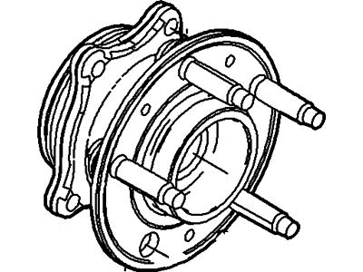 2006 Ford GT Wheel Hub - 4G7Z-1104-AA