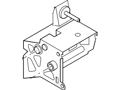 2001 Ford Mustang Brake Pedal - F9ZZ2455AA