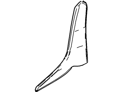 7A2Z-78255A01-AAD Ford Door Window Frame Moulding Illustration 1 of 1