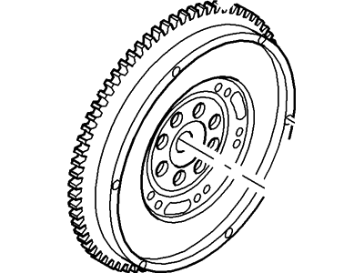 2001 Lincoln LS Flywheel - XW4Z-6375-AA