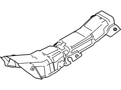 Ford 9T1Z-6111165-A Insulator - Tunnel