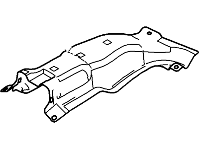 Ford 8T1Z-5811434-A Heat Shield