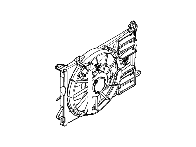2013 Lincoln MKX Fan Motor - CT4Z-8C607-A