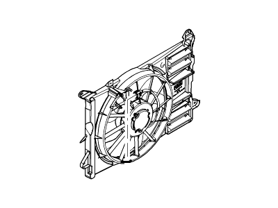 2015 Lincoln MKX Fan Motor - CT4Z-8C607-A