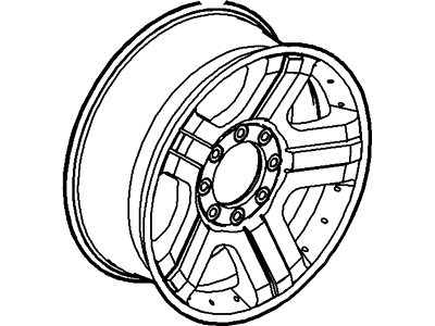 2007 Ford F-250 Super Duty Spare Wheel - 6C3Z-1007-D