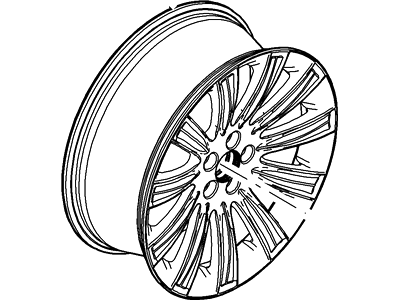 2012 Lincoln MKS Spare Wheel - BA5Z-1007-B