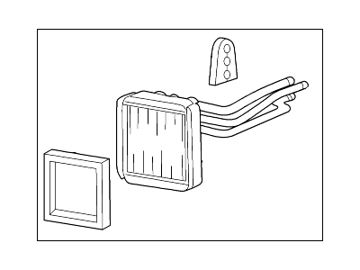 Ford XW4Z-18476-AA Core Assembly - Heater