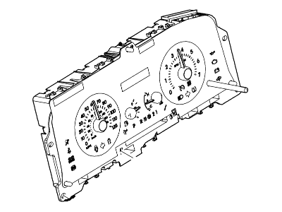 Ford 8W7Z-10849-A Instrument Cluster