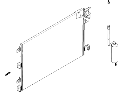 Ford Focus A/C Condenser - 8S4Z-19712-BA