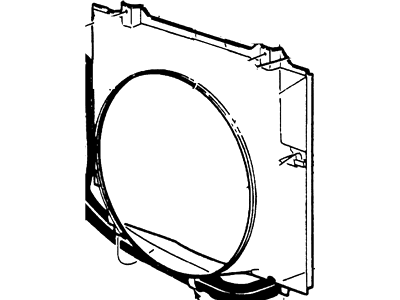 Ford Fan Shroud - 4C2Z-8146-AE