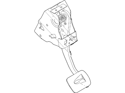Ford Brake Pedal - 8S4Z-2455-A