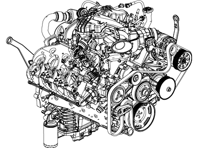 Ford DC3Z-6007-ARM Engine Assembly