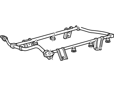 2000 Ford Mustang Fuel Rail - XR3Z-9F792-CA