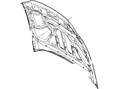 Ford AR3Z-16612-A Hood Assembly