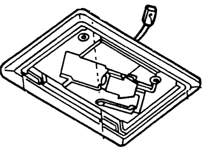 1999 Ford F-450 Super Duty Dome Light - F4DZ-13776-BAC