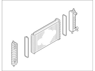 Ford 1R3Z-8005-BA Radiator Assembly